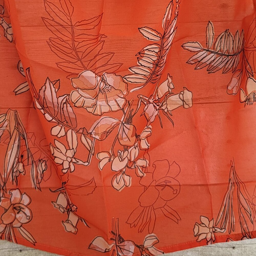 NWT Sseko Bandana in Floral Chiffon - 100% Recycled Poly Chiffon